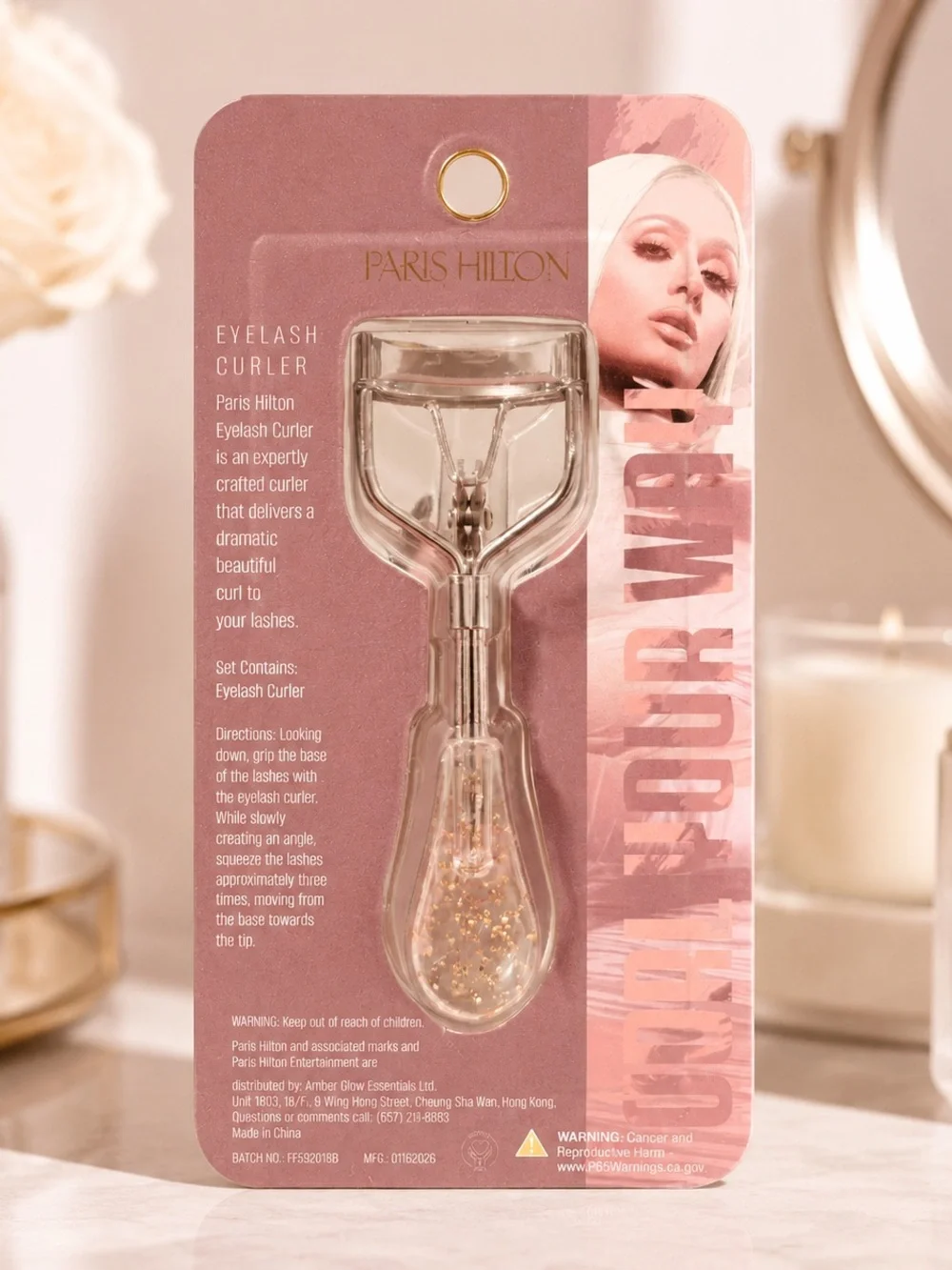 Paris Hilton Curl Your Way Eyelash Curler New